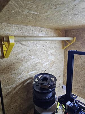 Wall Mount Filament Spool Holder