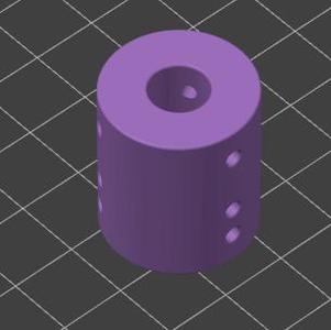 NEMA 23 Stepper Motor Hard Coupling to M12 Shaft