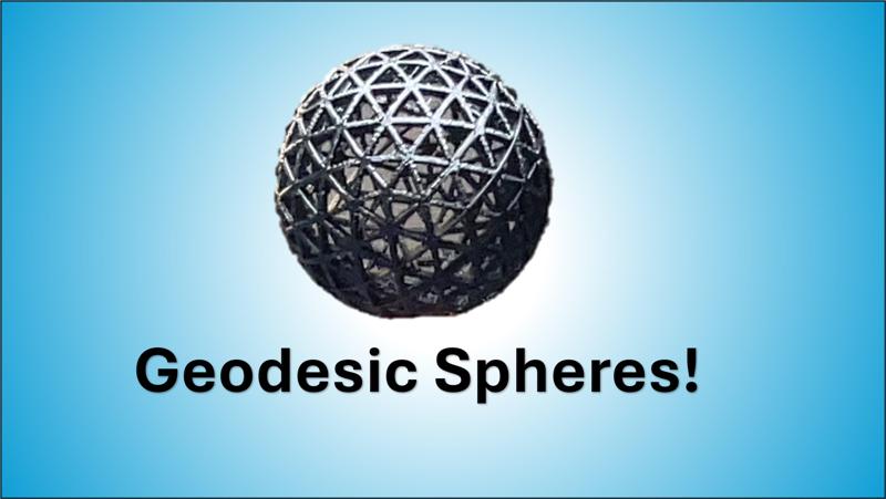 1V-6V Geodesic Spheres