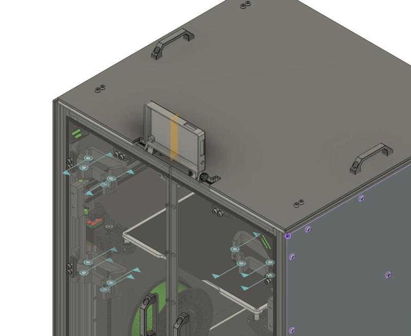 BTT HDMI 7 Tilting Case Vcore 3030