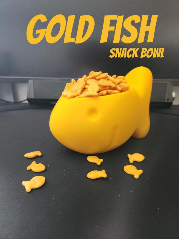 Gold Fish Snack Bowl