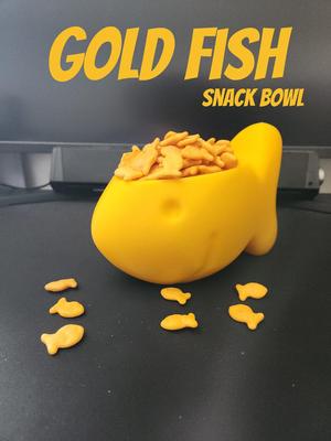 Gold Fish Snack Bowl