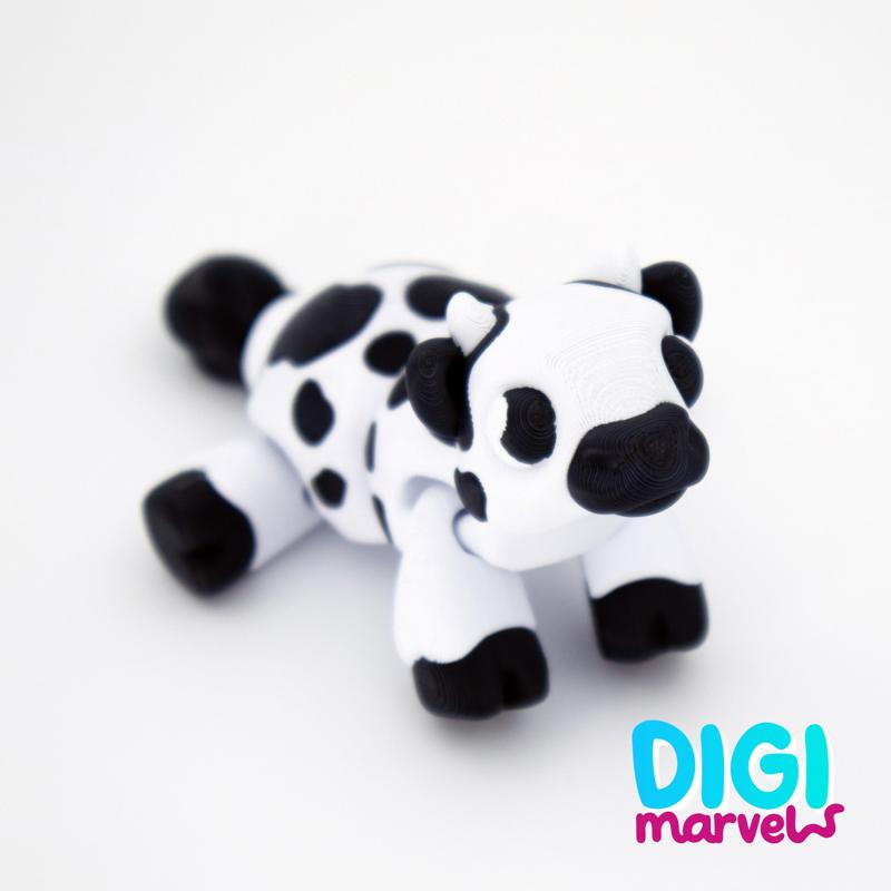 Baby Cow Flexi + Keychain
