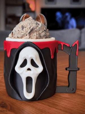 Ghostface Ice Cream Pint Holder