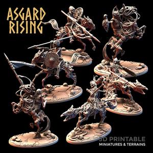DRAUGR: Undead Skeleton Riders /Pre-supported/