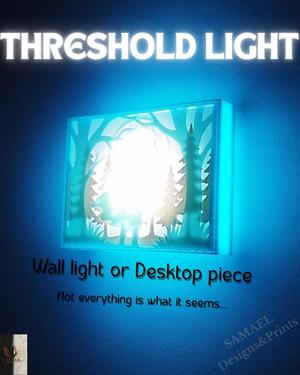 Threshold Light – Free Backlit Wall Frame STL