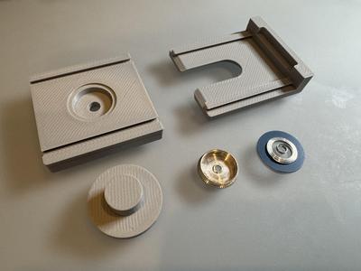 Watchmaker Tool:  Mainspring Insertion Jig (Parametric)