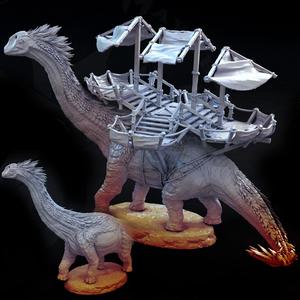 Long Neck Dino (Tamed with platform and walking)