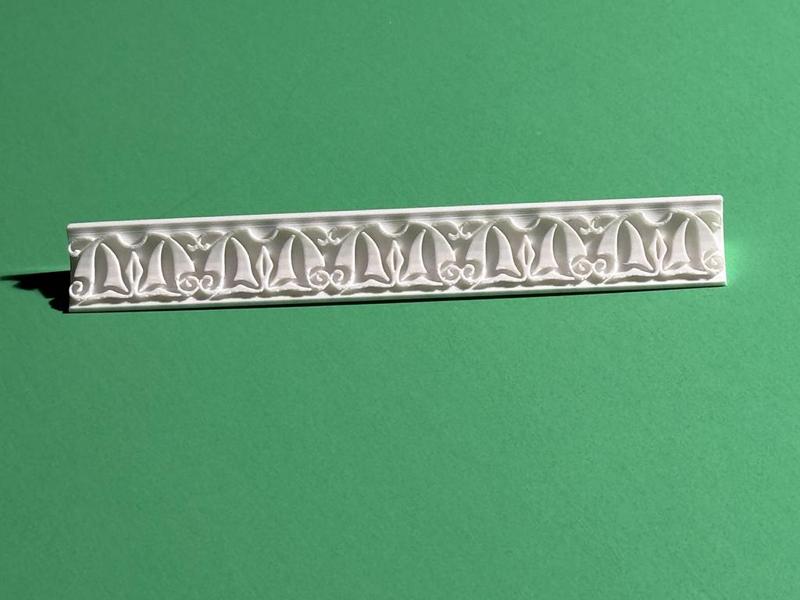 CEILING DECORATIVE MOULDING 1:12 DOLLHOUSE