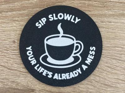 Facedown print Funny coaster