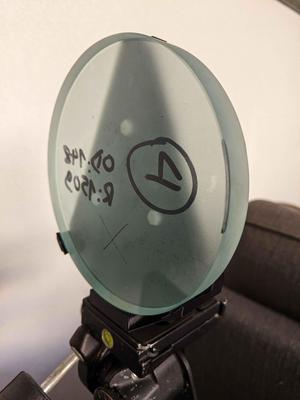 6" mirror stand for tripod