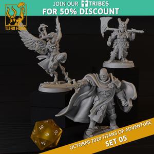 RPG - DnD Hero Characters - Titans of Adventure Set 5