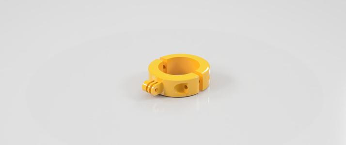 2" tube GoPro mount