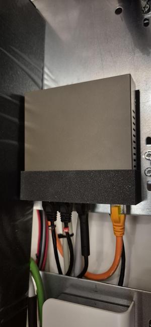 Switch-Box Halter für Verteilerschrank (kleben)