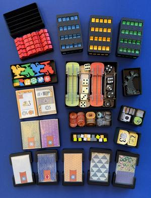 The White Castle plus Matcha expansion insert (supports sleeves, integrated meeple grids)