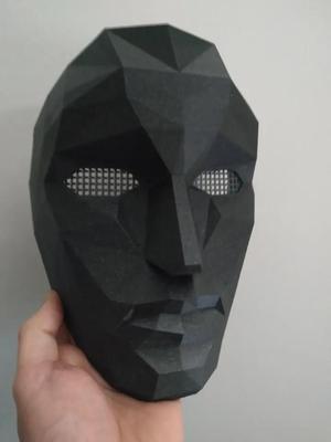 GLASSES SAFE Front Man Mask from Squid Games
