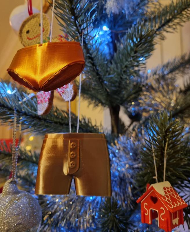 Christmas Tree Ornament - What a Load of Pants