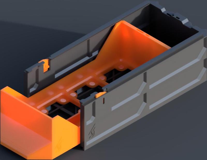 GEN2 1x1 Gridfinity Magnet Single Drawer - STANDARD