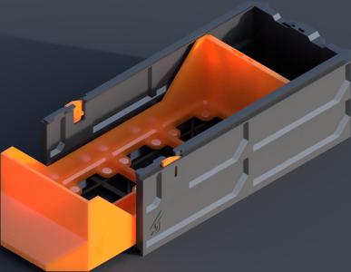 GEN2 1x1 Gridfinity Magnet Single Drawer - STANDARD
