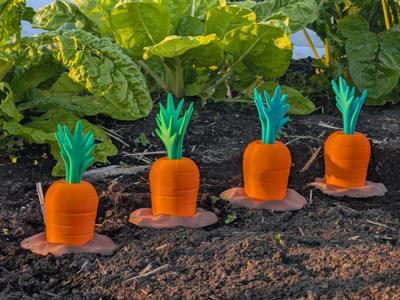 Carrot in Dirt Yard Light