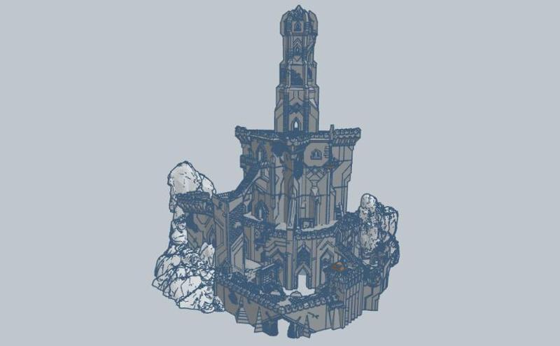 Cirith Ungol 10mm Scale