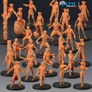 Pirate Crew Set / Corsair Collection Encounter / Pre-Supported