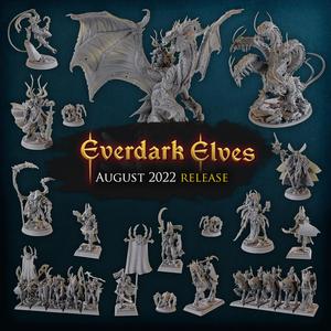 Titan Forge Miniatures - 2022 - August - Everdark Elves