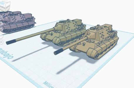 jagdtiger with experimental 128mm cannon 