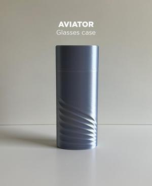 Aviator, glasses case.