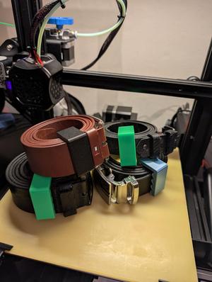 Beltclip for rolled-up belts
