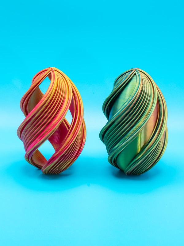 Spiral Ribbon Easter Egg 2025