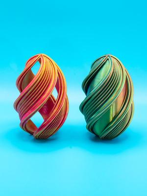 Spiral Ribbon Easter Egg 2025