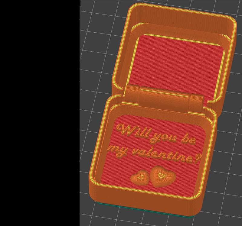 Will you be my valentine ring box
