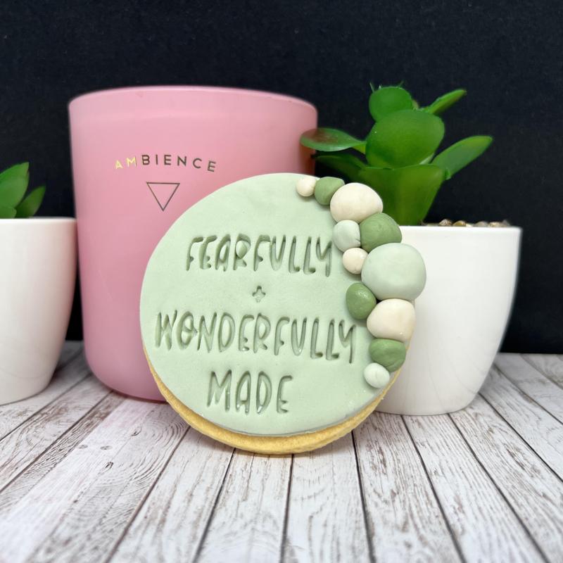 Fearfully and Wonderfully Made Cookie Stamp
