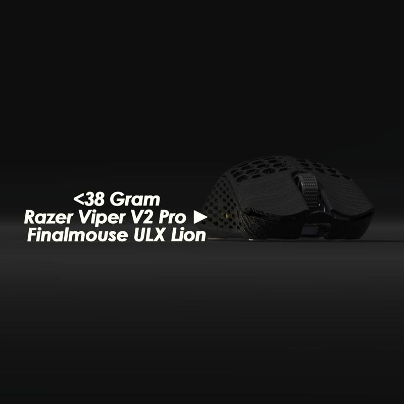 Viper V2 Pro Weight Reduction Mod <38g - Finalmouse ULX Lion Shape Conversion