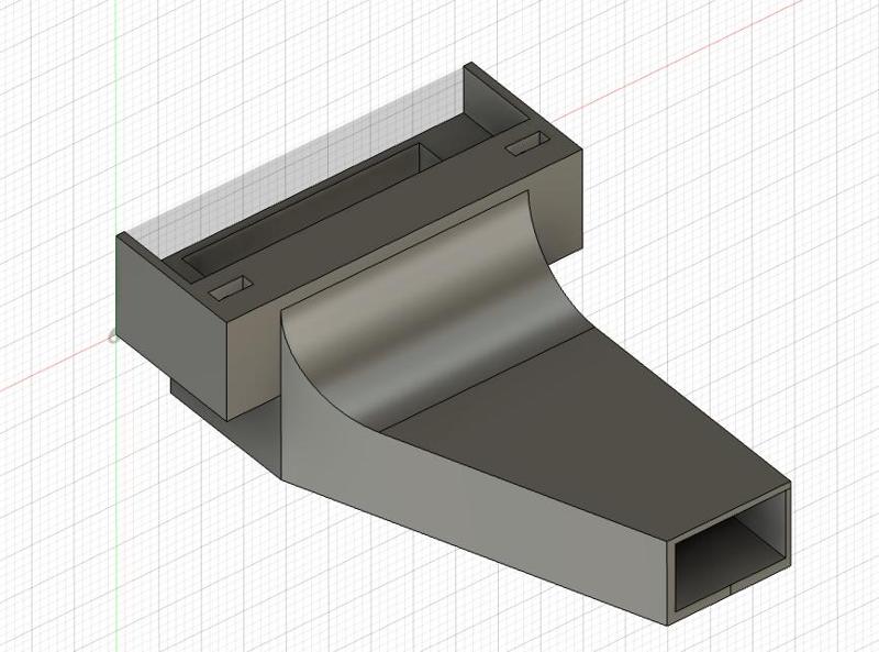Rapide Lite 100 Heat Sink Fan Duct