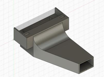Rapide Lite 100 Heat Sink Fan Duct