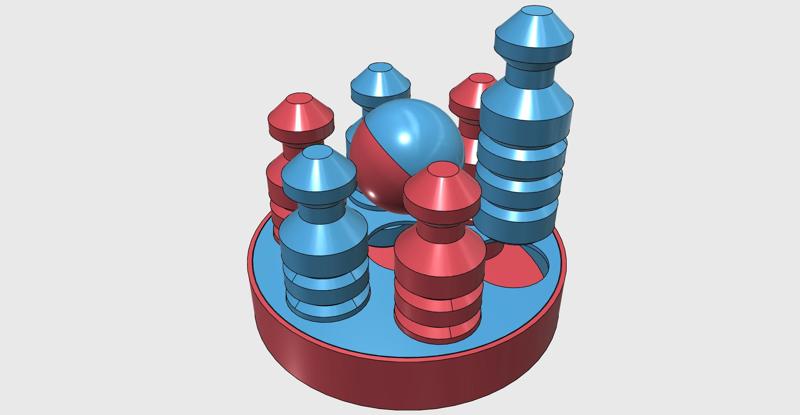 Bowling easy print without support, tested