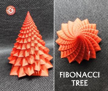 Fibonacci Spiral Trees 🟊 No Supports