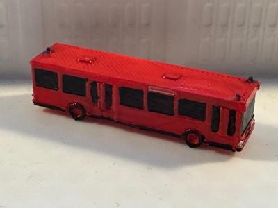 Emergency service vehicle 12 - Bus (z-scale)