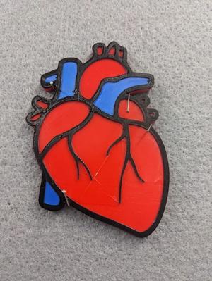 Heart keychain without hole