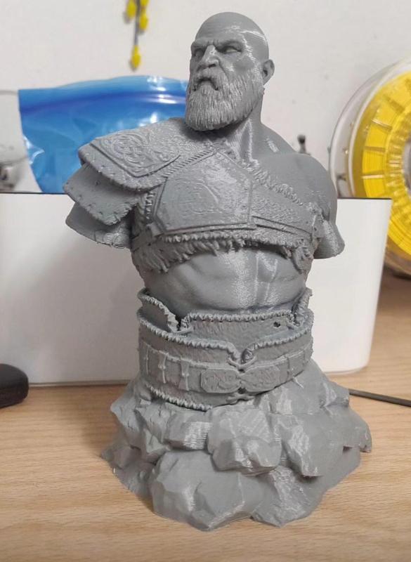 Kratos Bust - God of War Ragnarok