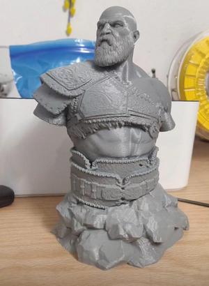 Kratos Bust - God of War Ragnarok
