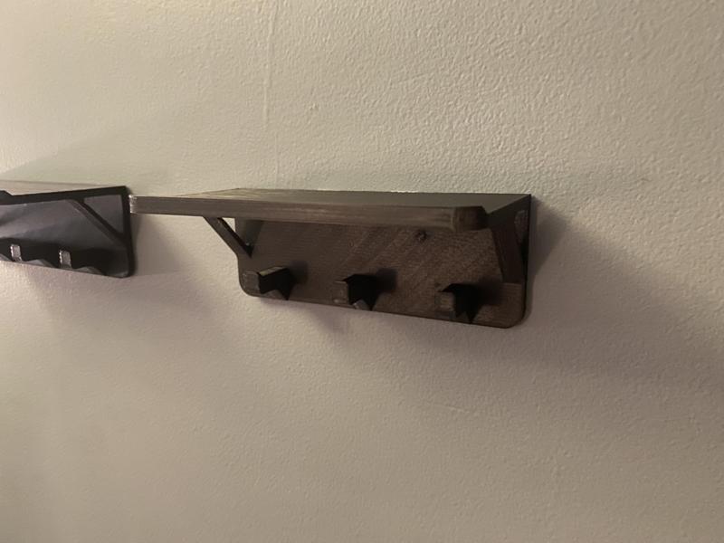 Key Hook/Holder with Small Shelf
