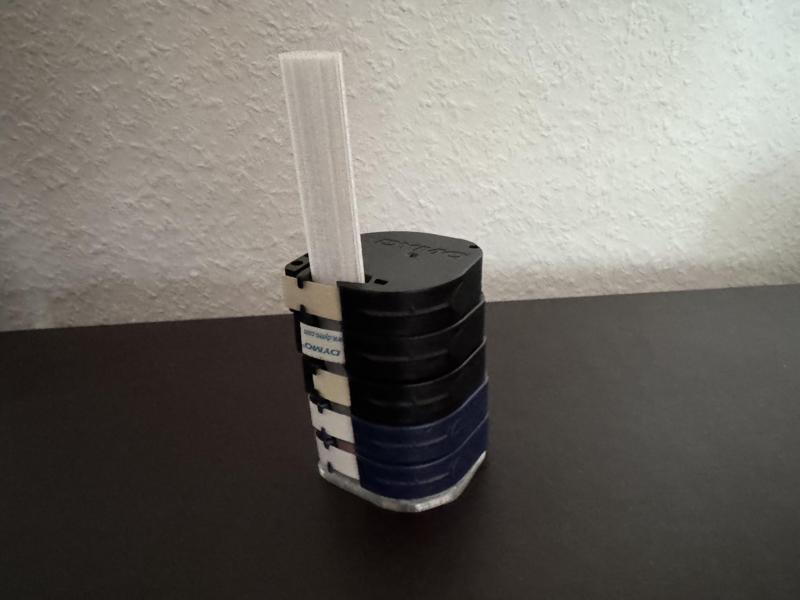 Dymo LetraTag roll stand - Dymo LetraTag Rollen Ständer - Simple to print