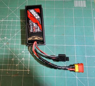 Uchwyt akumulatora LiPo 2S