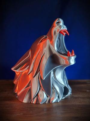 Wall Mounted Wolf Dice Tower
