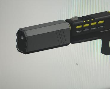 Airsoft Square Silencer / Suppressor 
