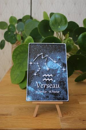 Aquarius Astrology Card - English and French version