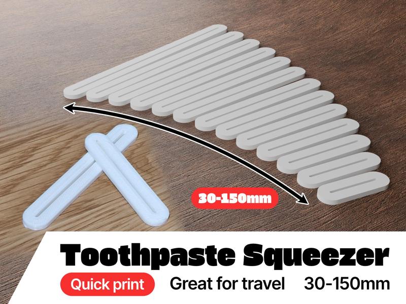 Minimal Toothpaste & Bottle Squeezer | 30-150mm Sizes